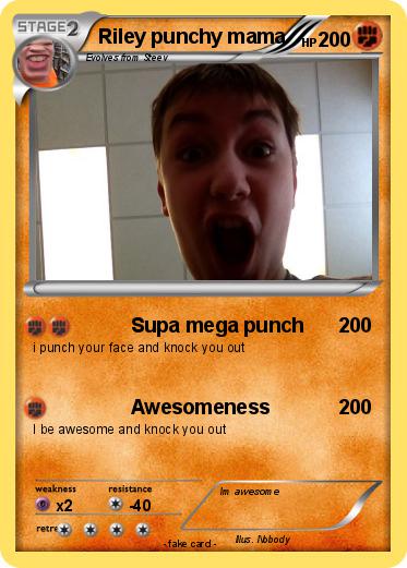 Pokemon Riley punchy mama