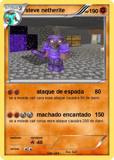 Pokemon steve netherite
