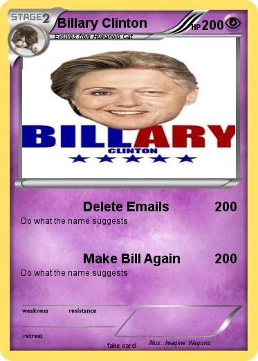Pokemon Billary Clinton