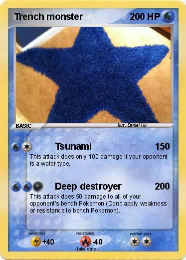 Pokemon Trench monster