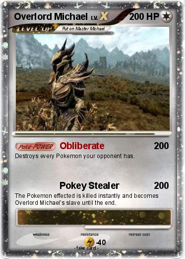 Pokemon Overlord Michael