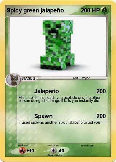 Pokemon Spicy green jalapeño