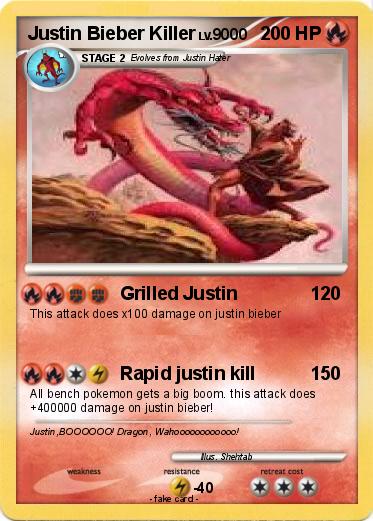 Pokemon Justin Bieber Killer