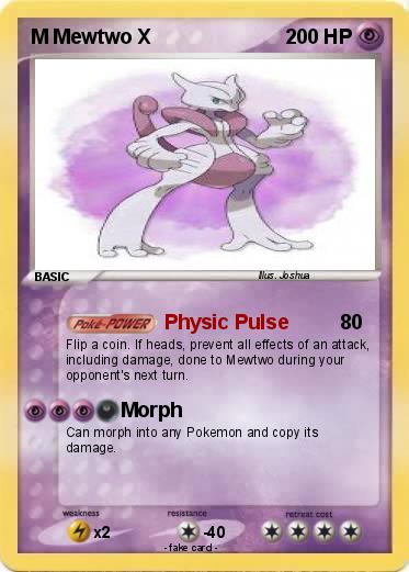 Pokemon M Mewtwo X