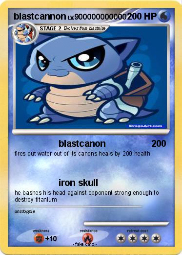 Pokemon blastcannon