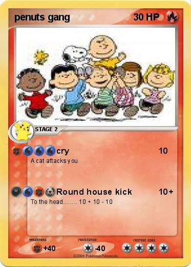 Pokemon penuts gang