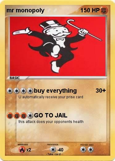 Pokemon mr monopoly
