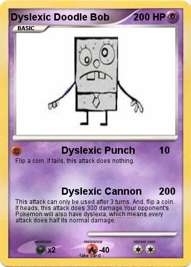 Pokemon Dyslexic Doodle Bob