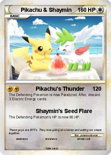 Pokemon Pikachu & Shaymin