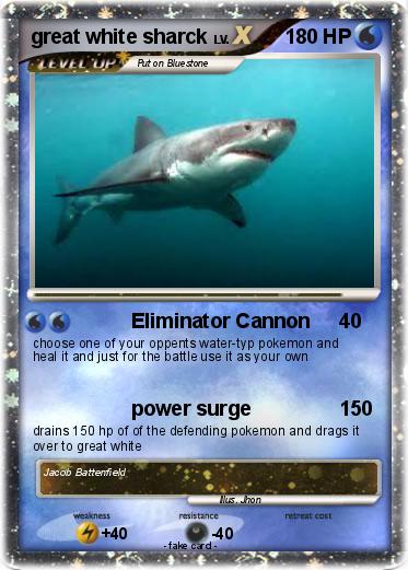 Pokemon great white sharck