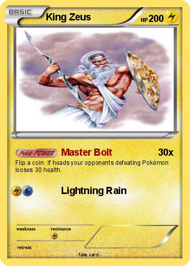 Pokemon King Zeus