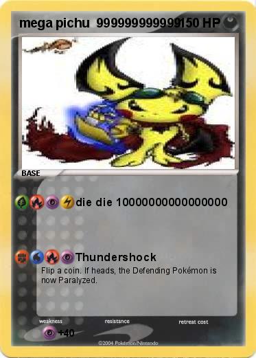 Pokemon mega pichu  999999999999