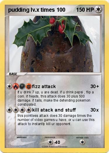 Pokemon pudding lv.x times 100