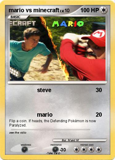 Pokemon mario vs minecraft