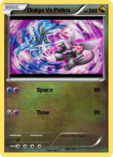 Pokemon Dialga Vs Palkia