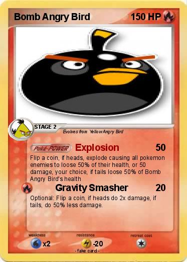 Pokemon Bomb Angry Bird