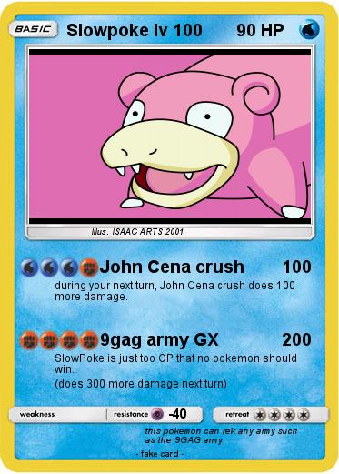 Pokemon Slowpoke lv 100