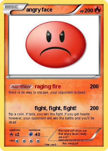Pokemon angry face