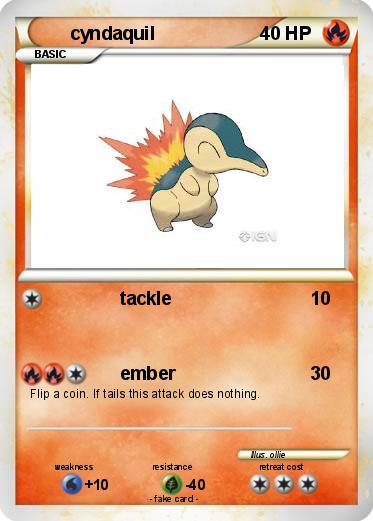 Pokemon cyndaquil