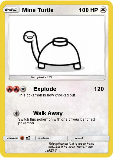 Pokemon Mine Turtle
