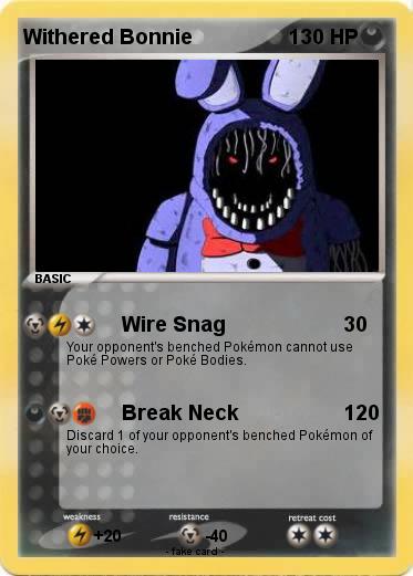 Pokemon Withered Bonnie