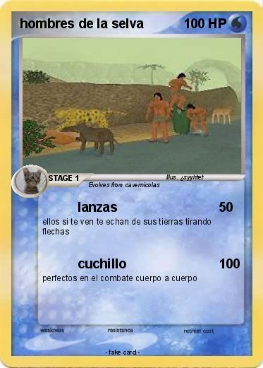 Pokemon hombres de la selva