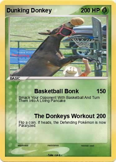 Pokemon Dunking Donkey