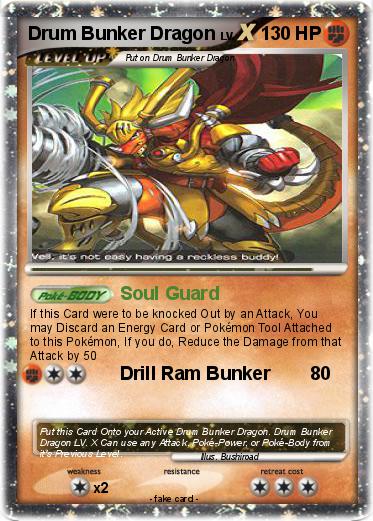 Pokemon Drum Bunker Dragon