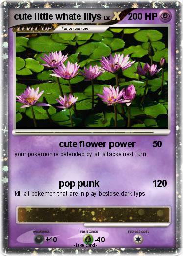 Pokemon cute little whate lilys