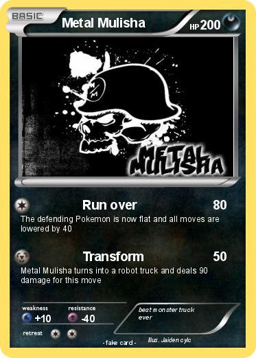 Pokemon Metal Mulisha
