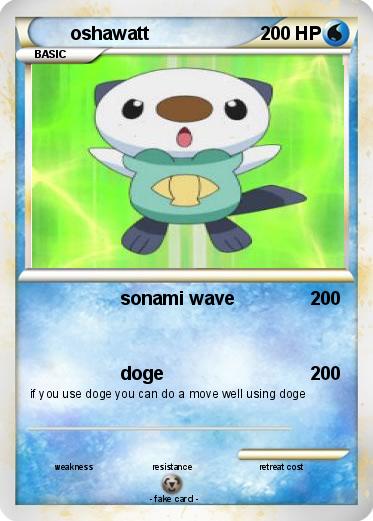 Pokemon oshawatt