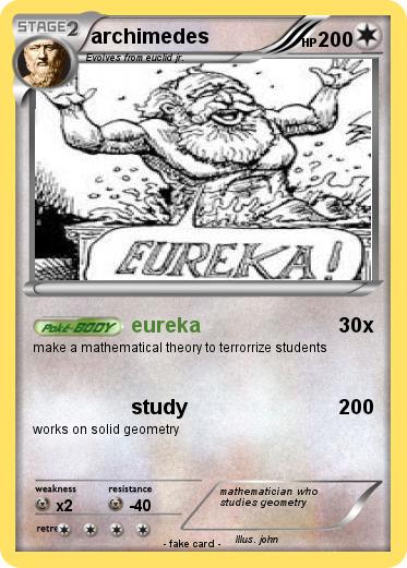 Pokemon archimedes