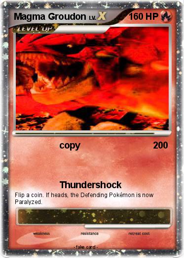 Pokemon Magma Groudon