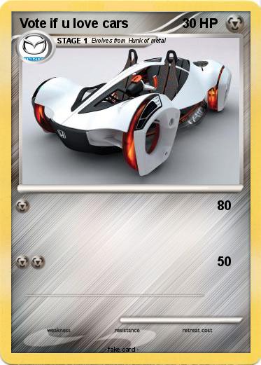 Pokemon Vote if u love cars