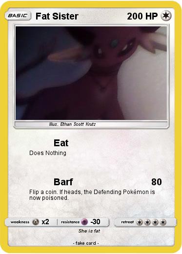 Pokemon Fat Sister