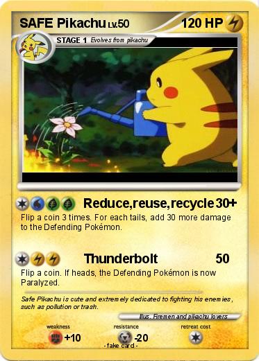 Pokemon SAFE Pikachu
