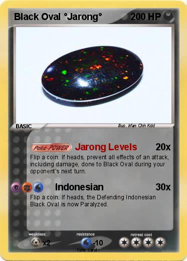 Pokemon Black Oval °Jarong°
