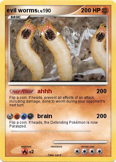 Pokemon evil worms