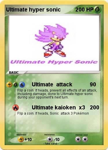 Pokemon Ultimate hyper sonic