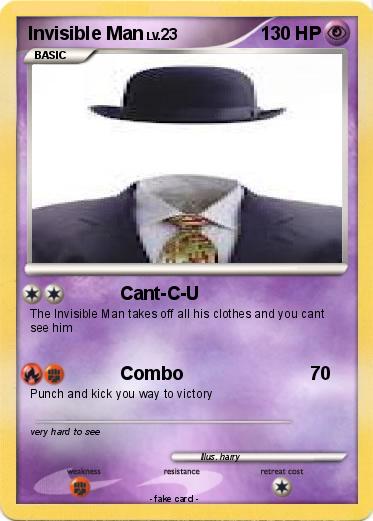 Pokemon Invisible Man