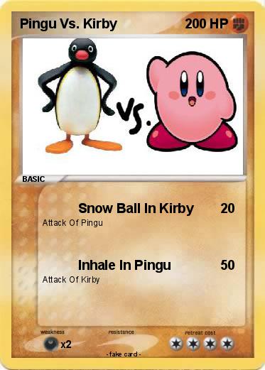 Pokemon Pingu Vs. Kirby