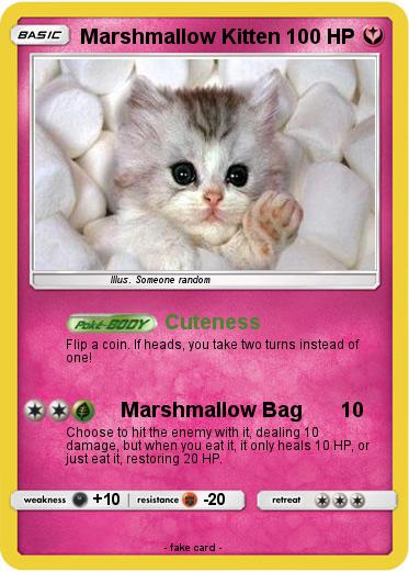 Pokemon Marshmallow Kitten