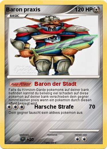 Pokemon Baron praxis
