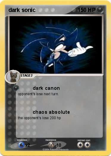 Pokemon dark sonic