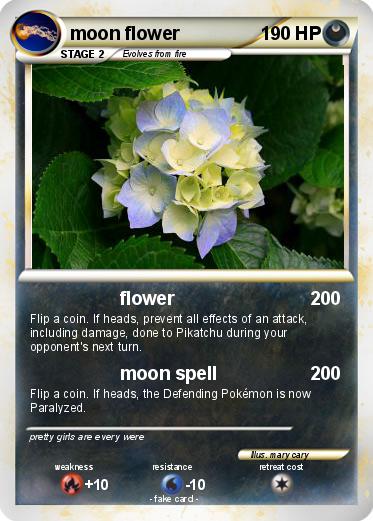 Pokemon moon flower