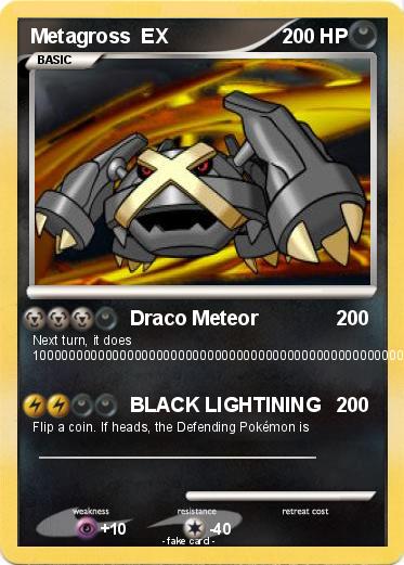 Pokemon Metagross  EX