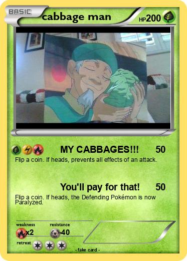 Pokemon cabbage man