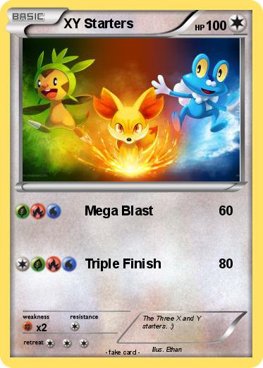 Pokemon XY Starters