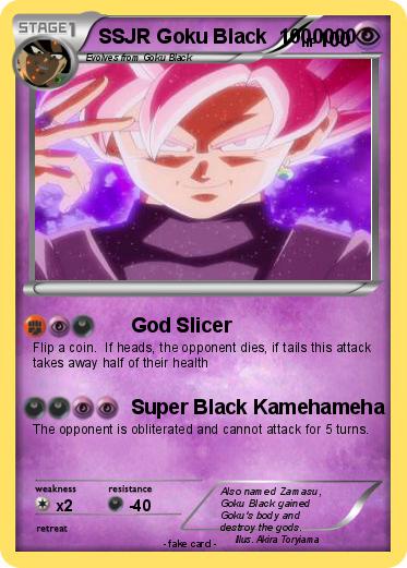 Pokemon SSJR Goku Black  1000000