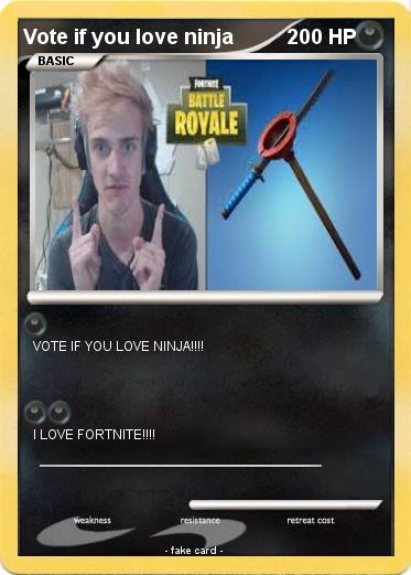 Pokemon Vote if you love ninja
